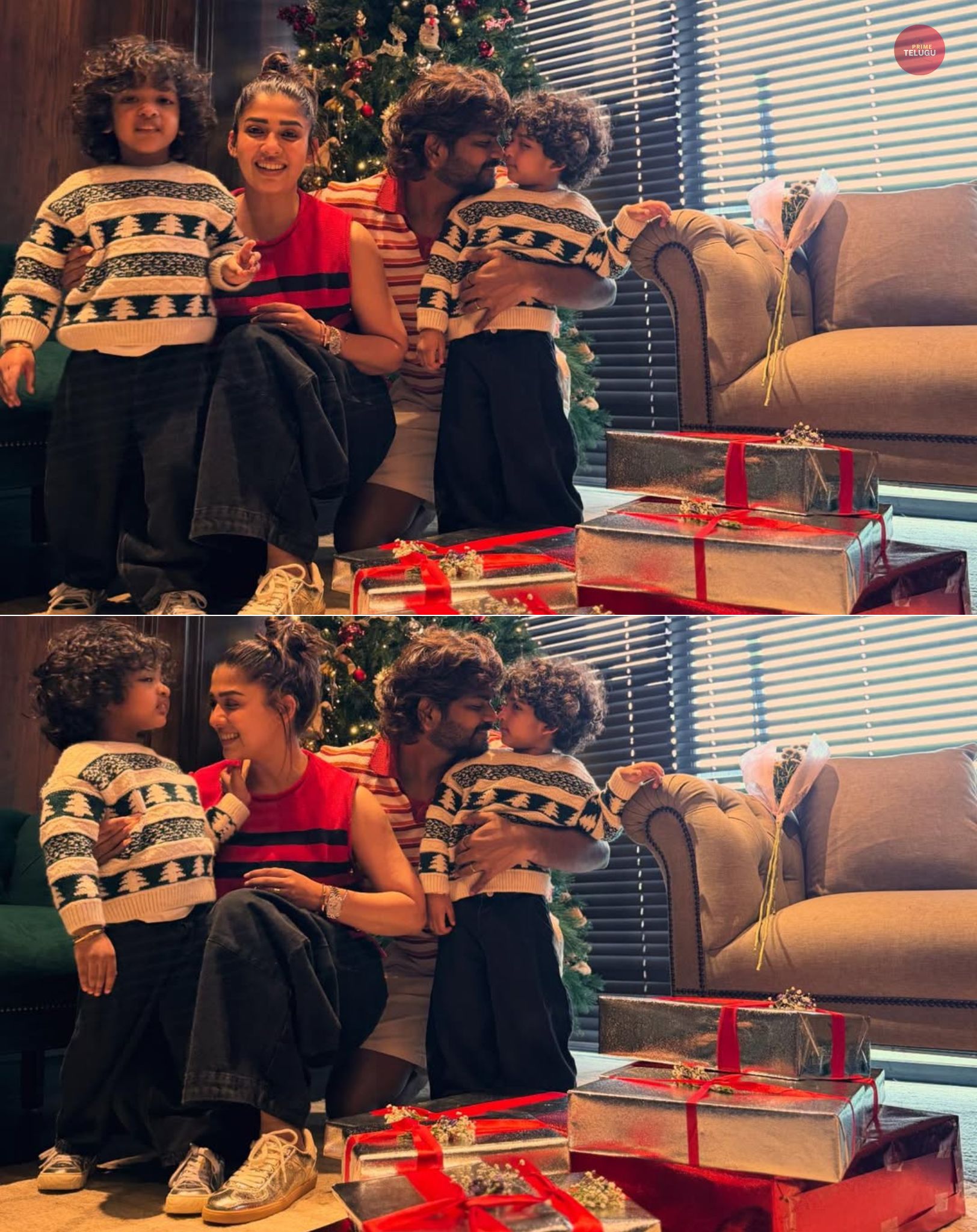 భర్త విగ్నేష్ శివన్ మరియు పిల్లలతో కలిసి పండుగను సెలబ్రేట్ చేసుకున్న నయనతార.