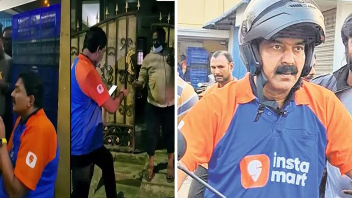 Swiggy Delivery Boy Avatar of Penamaluru MLA Bode Prasad Goes Viral