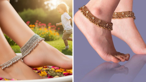 Why Gold Anklets Are Avoided and Silver Anklets Are Preferred in Indian Tradition