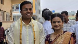 IAS and IPS officers simple wedding in Telangana