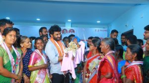 Janasena Party meeting in Peddapalli ahead of municipal elections led by Sagar RK Naidu