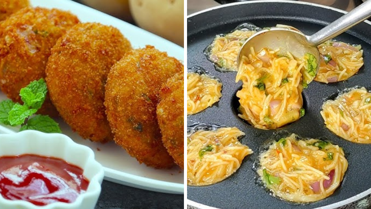 Crispy Semiya Veg Cutlets Recipe at Home