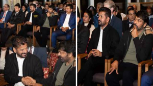 Revanth Reddy and Chiranjeevi at Davos World Economic Forum Representing Telangana