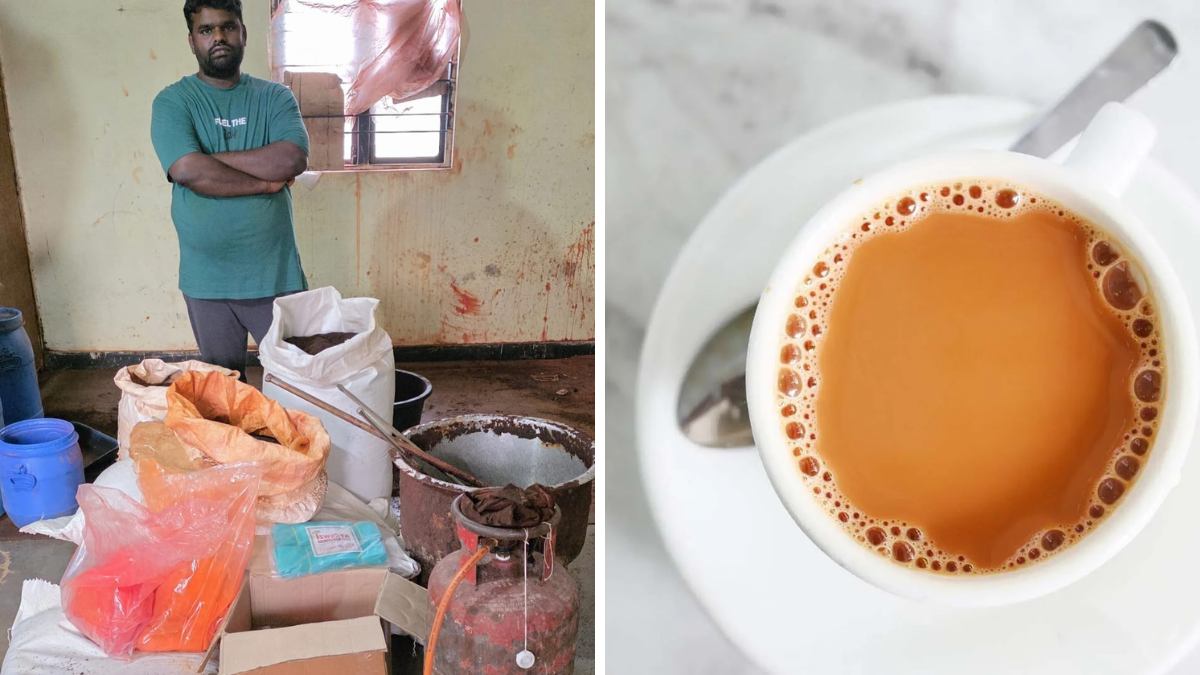 Adulterated Tea Powder Racket in Sanath Nagar