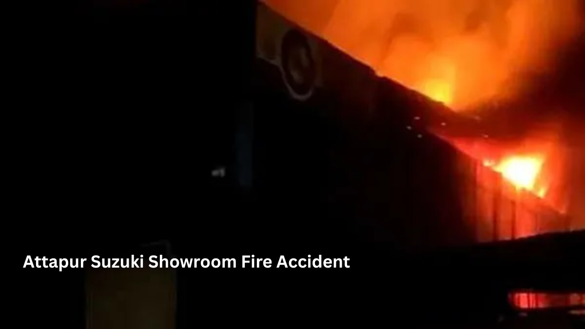 Attapur Suzuki Showroom Fire Accident in Hyderabad