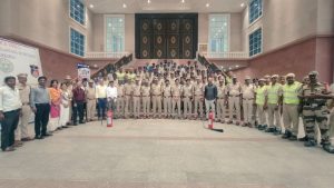 Fire Safety Mock Drill conducted at Dr. B.R. Ambedkar Telangana Secretariat