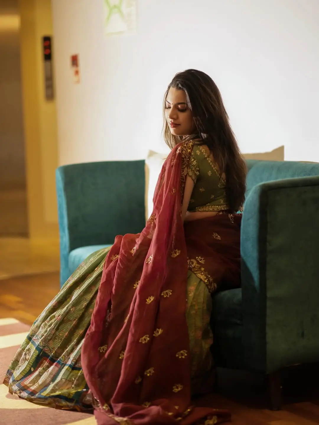 Geetha Madhuri latest traditional look photos