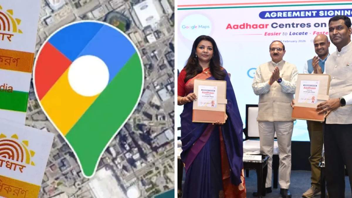 Google Maps Aadhaar Centre