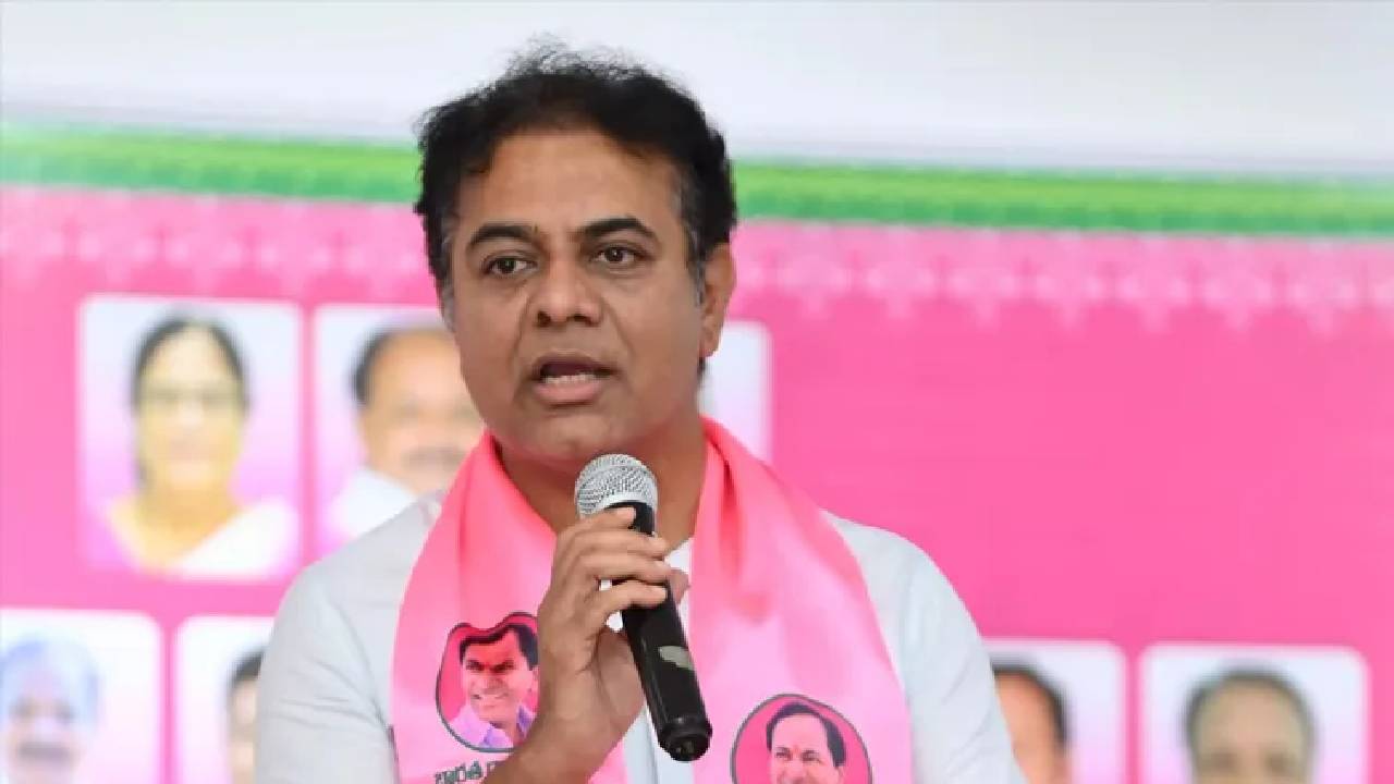 KTR criticizing CM Revanth Reddy during municipal election campaign political rally