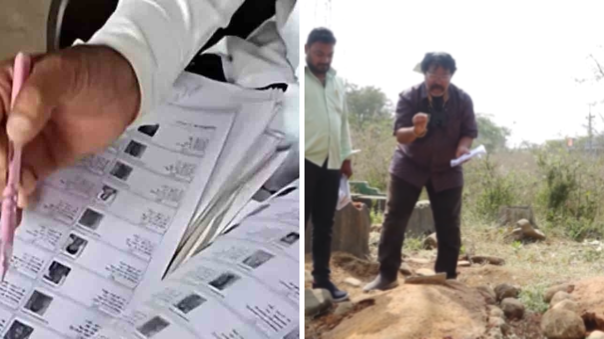 Kesamudram Municipal Election Protest at Graveyard