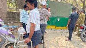 Manikonda news-physically-handicapped