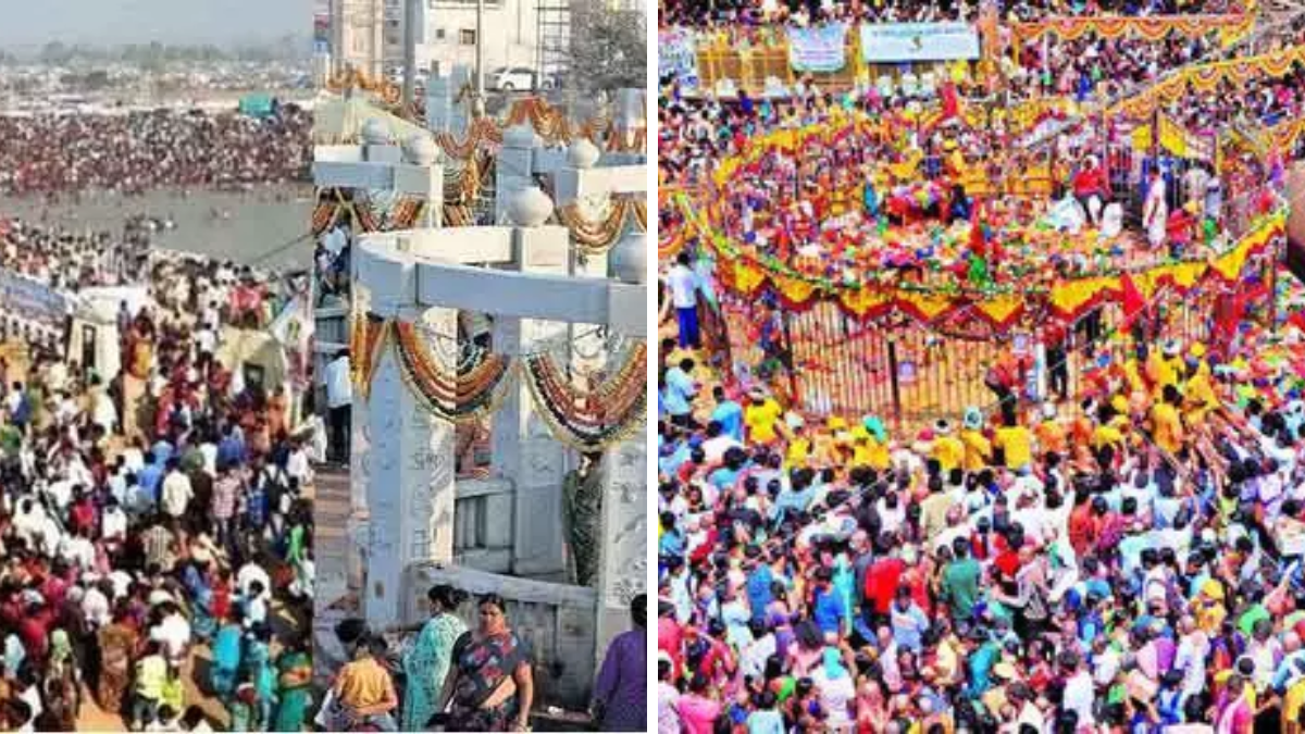 Medaram Mahajatara Cleanup Efforts by Sanitation Workers