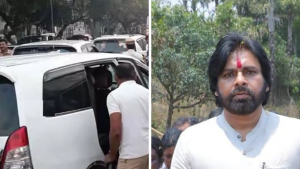 Pawan Kalyan convoy minor accident in Visakhapatnam during official visit