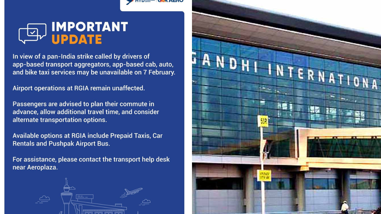 RGIA travel advisory due to app-based cab drivers strike on February 7