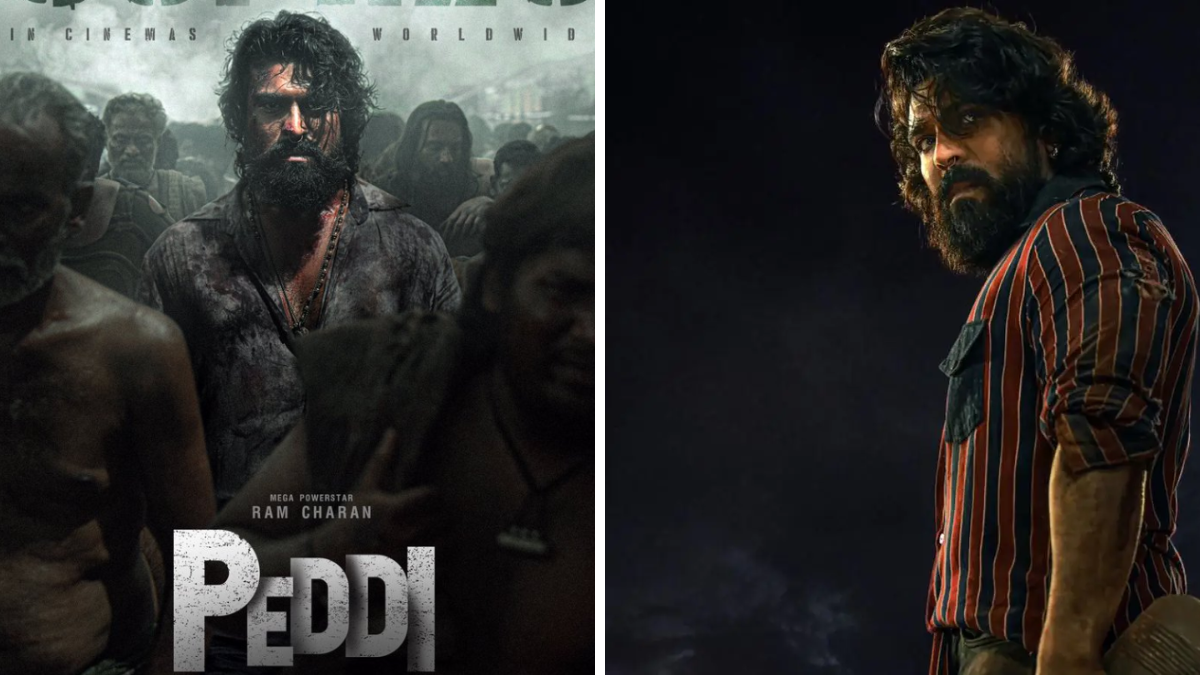 Ram Charan in Peddi Movie First Look Poster