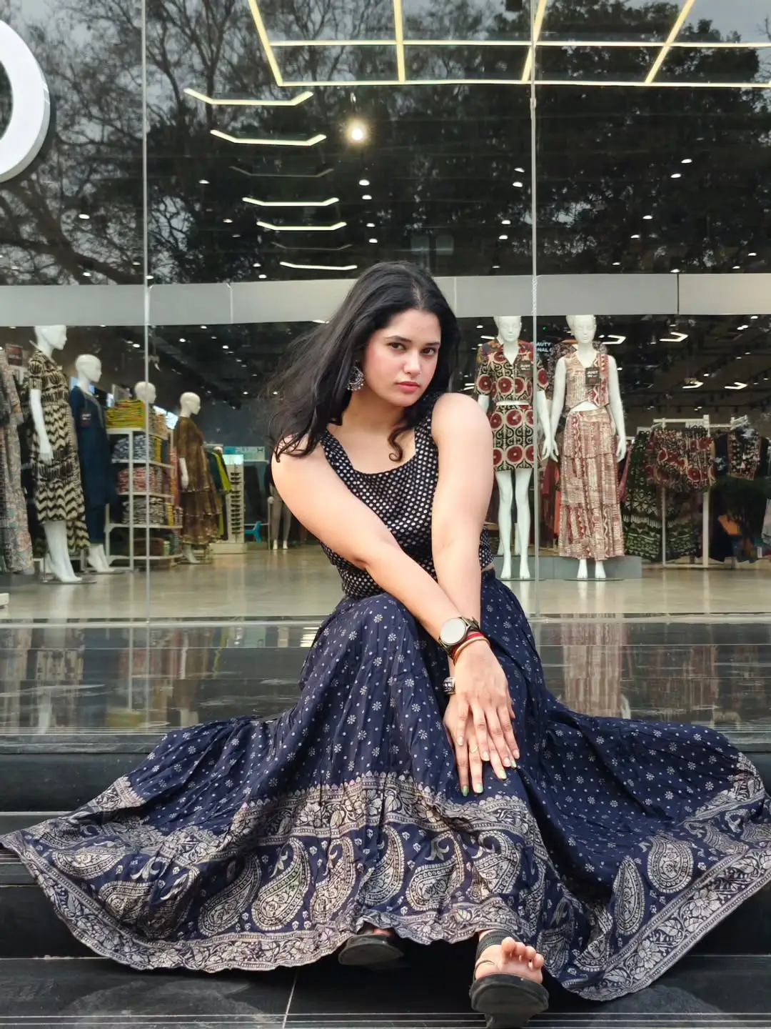 Ramya Moksha latest hot glamour show photos.
