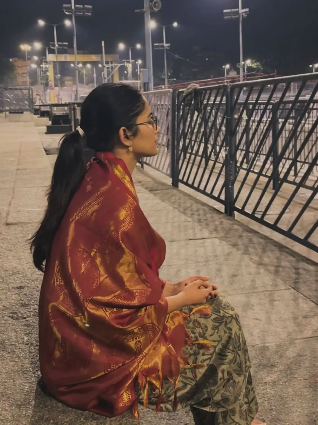 Ruhani Sharma visits Tirumala Sri Venkateswara Swamy Temple