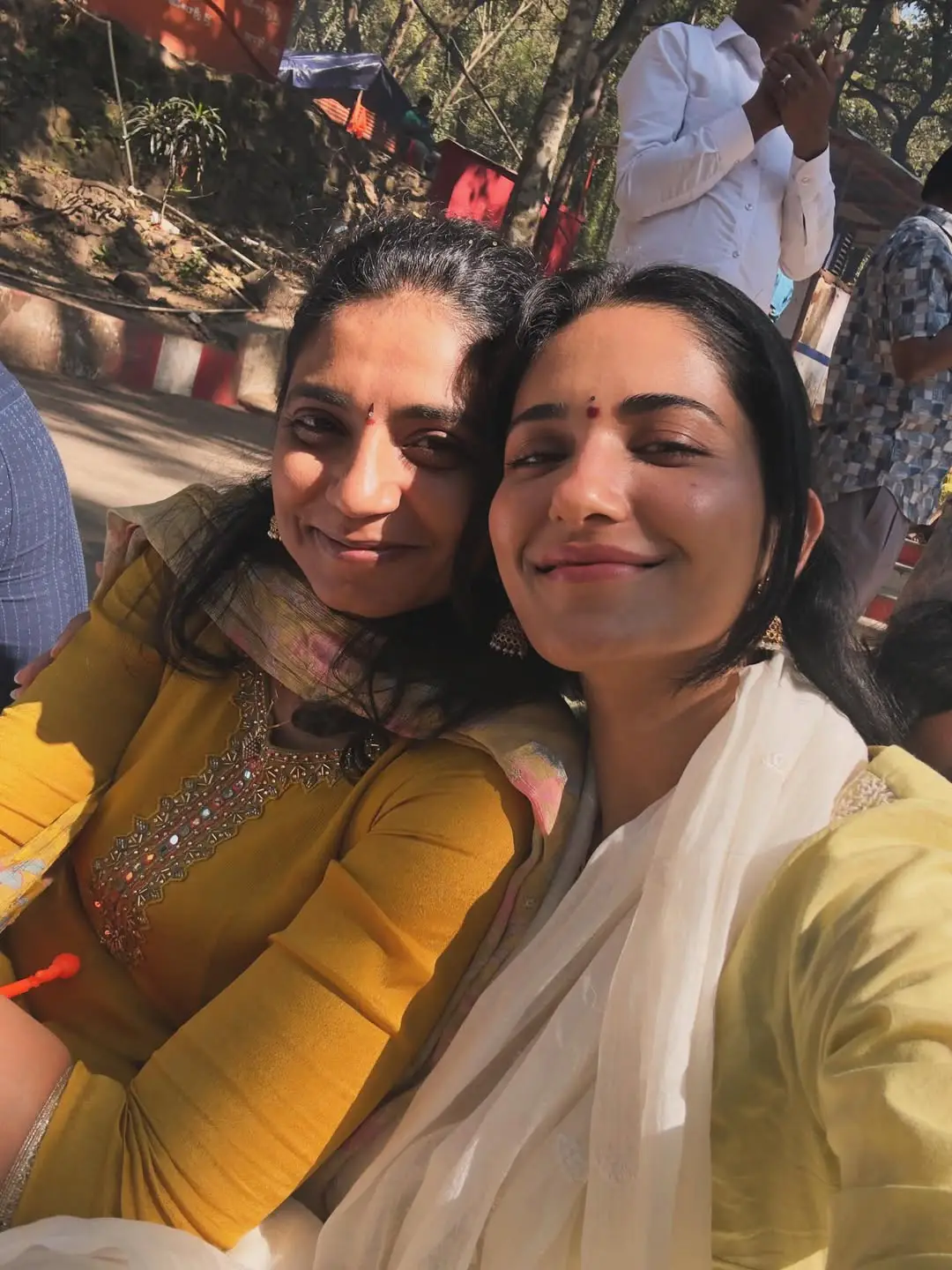 Ruhani Sharma visits Tirumala Sri Venkateswara Swamy Temple