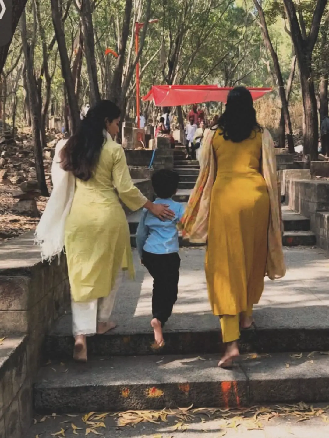 Ruhani Sharma visits Tirumala Sri Venkateswara Swamy Temple