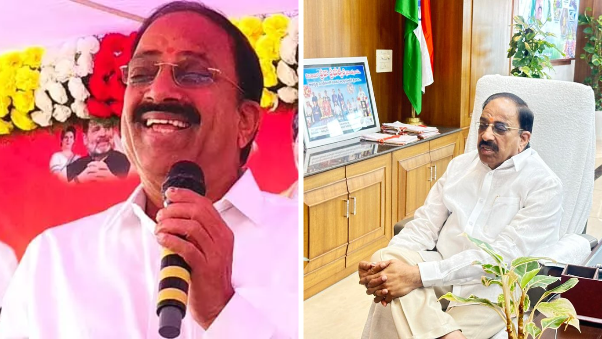 Telangana Agriculture Minister interacting with farmers during Rythu Nestham program