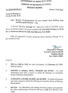 South Coast Railway Zone proposal in Andhra Pradesh with Visakhapatnam as headquarters