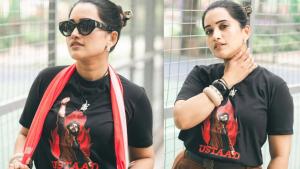 Sravanthi Chokkarapu at Ustaad bhagat singh song launch event