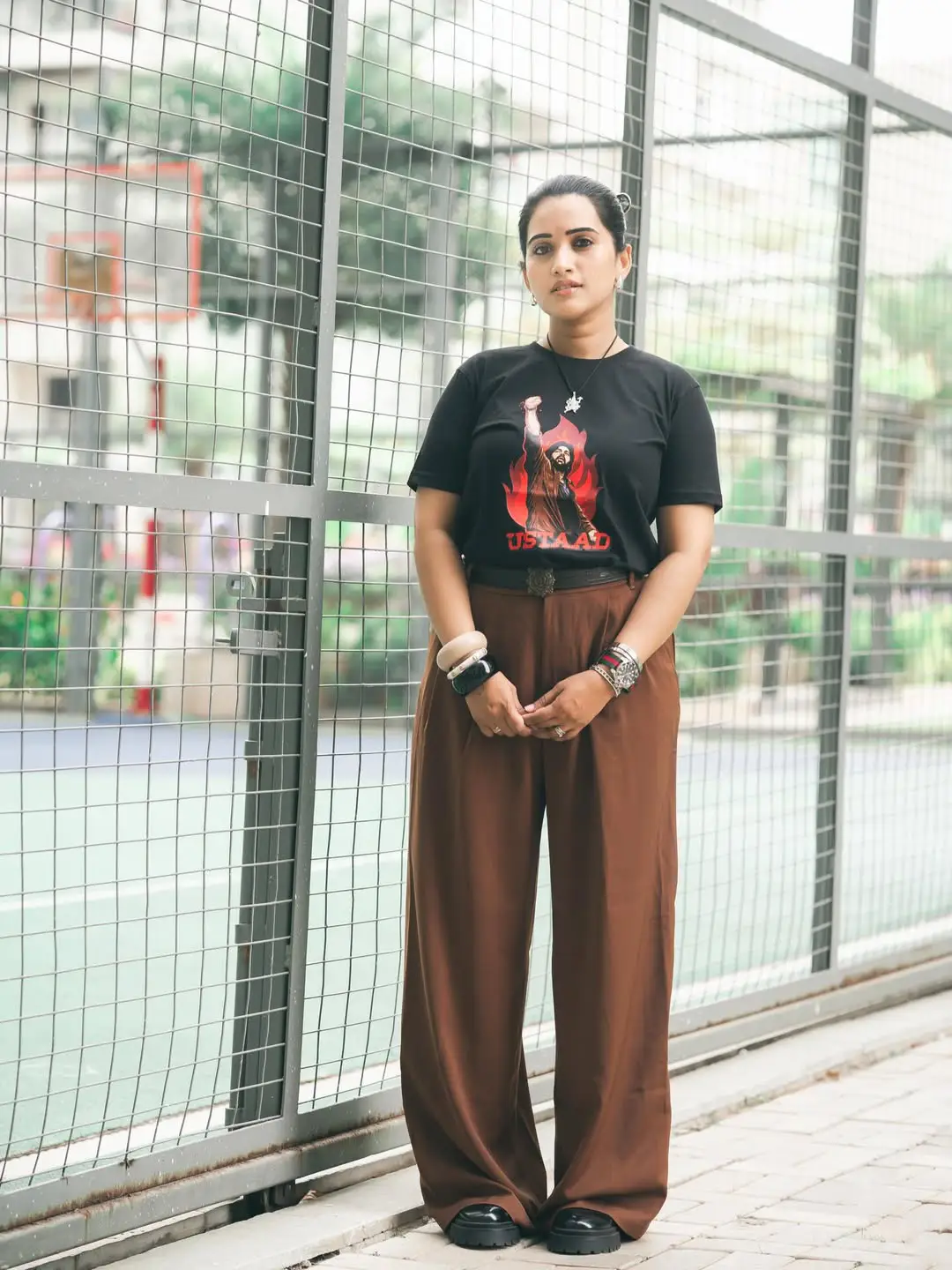 Sravanthi Chokkarapu at Ustaad bhagat singh song launch event