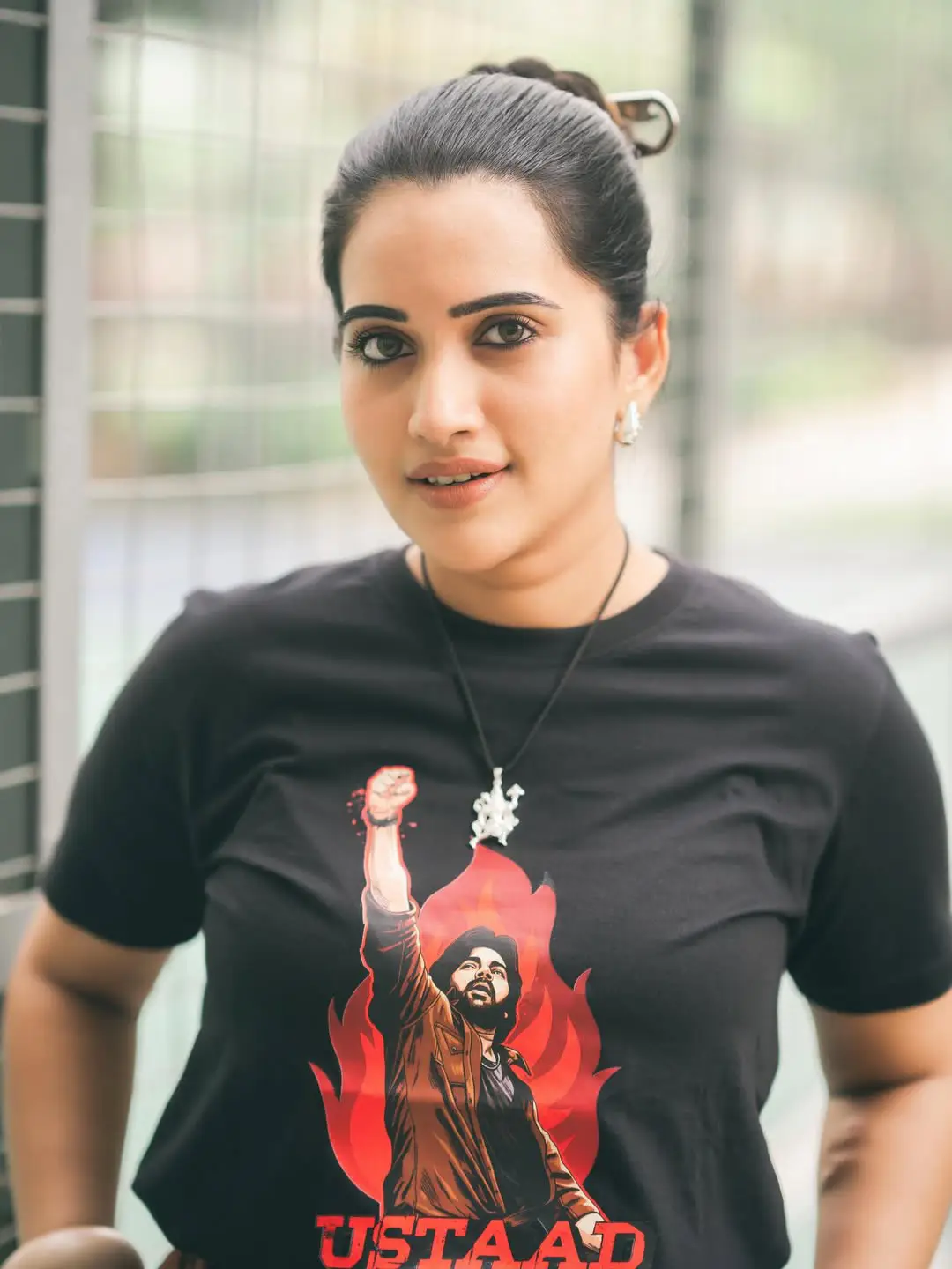 Sravanthi Chokkarapu at Ustaad bhagat singh song launch event