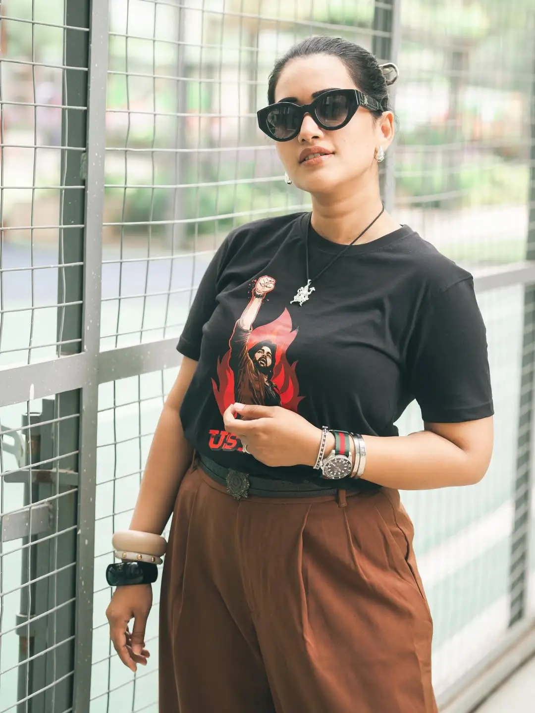 Sravanthi Chokkarapu at Ustaad bhagat singh song launch event