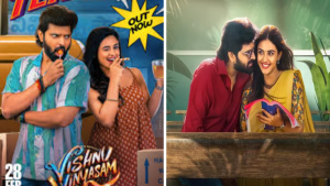 Vishnu Vinyasam official teaser poster featuring Sree Vishnu in a lead role