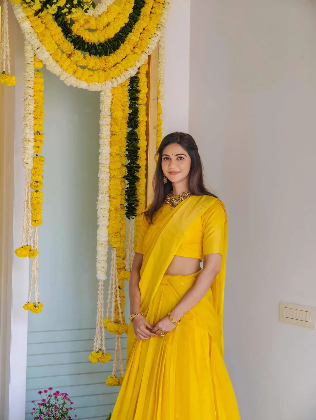 allu sirish haldi function photos