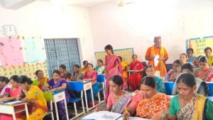Amma Ku Aksharamala Scheme women literacy test Telangana SHG