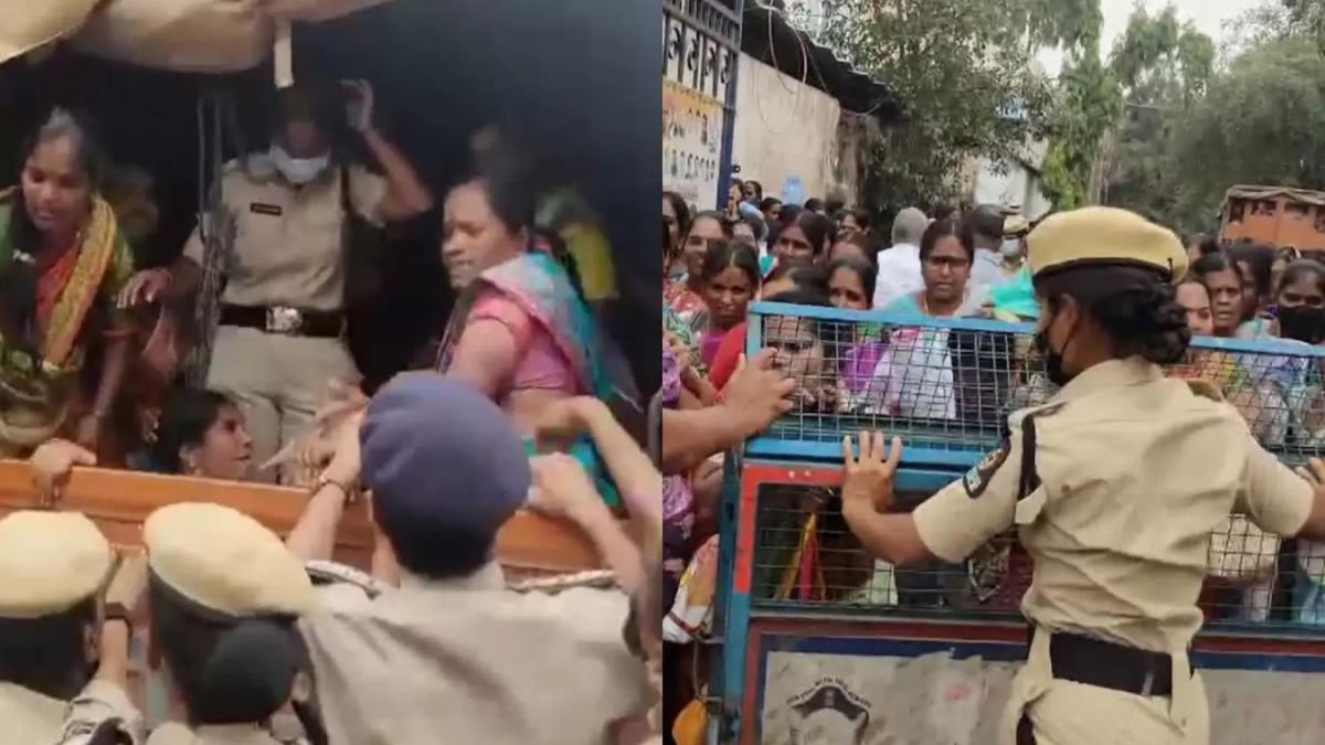 Asha Workers Protest