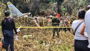 Colombian military plane crash