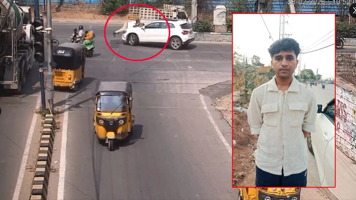 Gachibowli Road Accident News