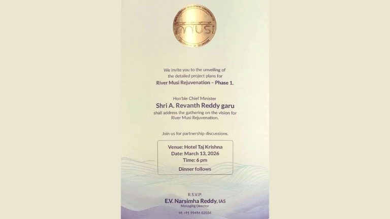 Musi river rejuvenation project