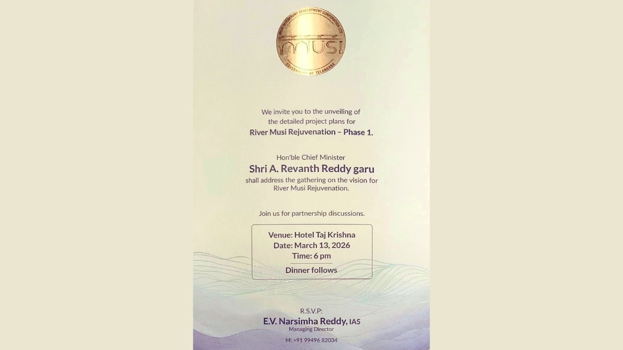 Musi river rejuvenation project
