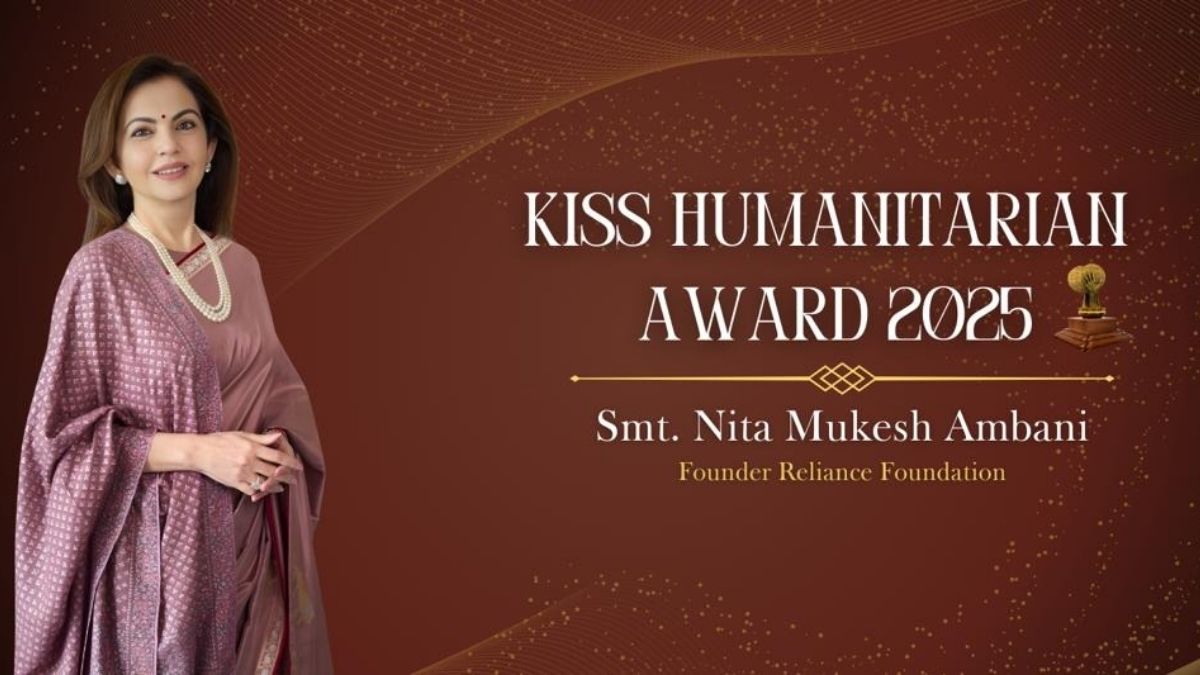 Nita Ambani - KISS Humanitarian Award 2025
