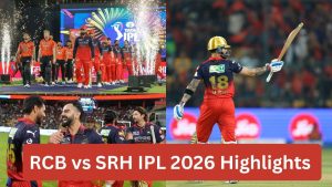 RCB vs SRH Highlights, IPL 2026