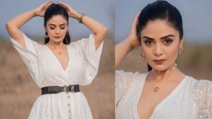 Sreemukhi latest hot photoshoot