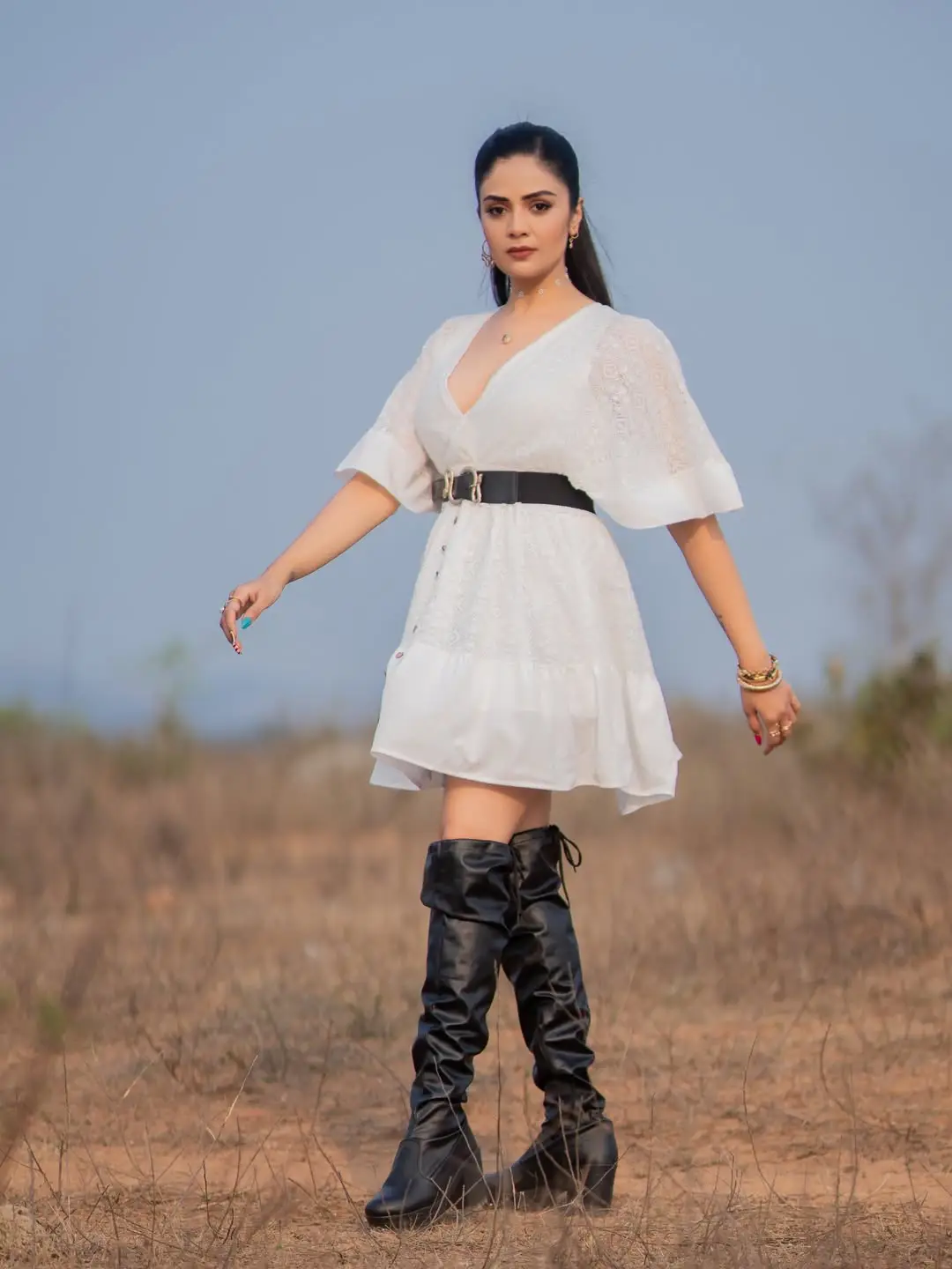 Sreemukhi latest hot photoshoot