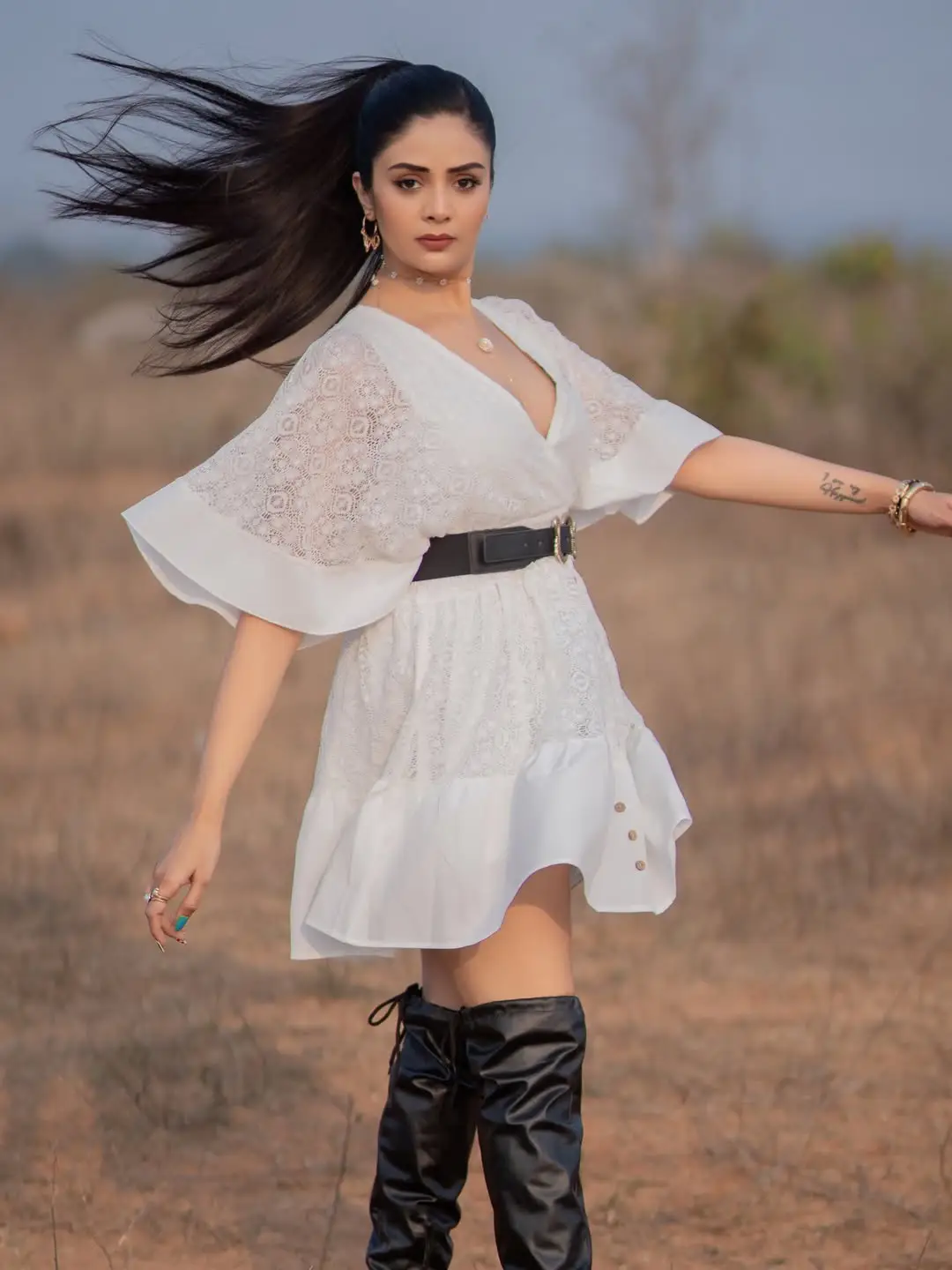 Sreemukhi latest hot photoshoot