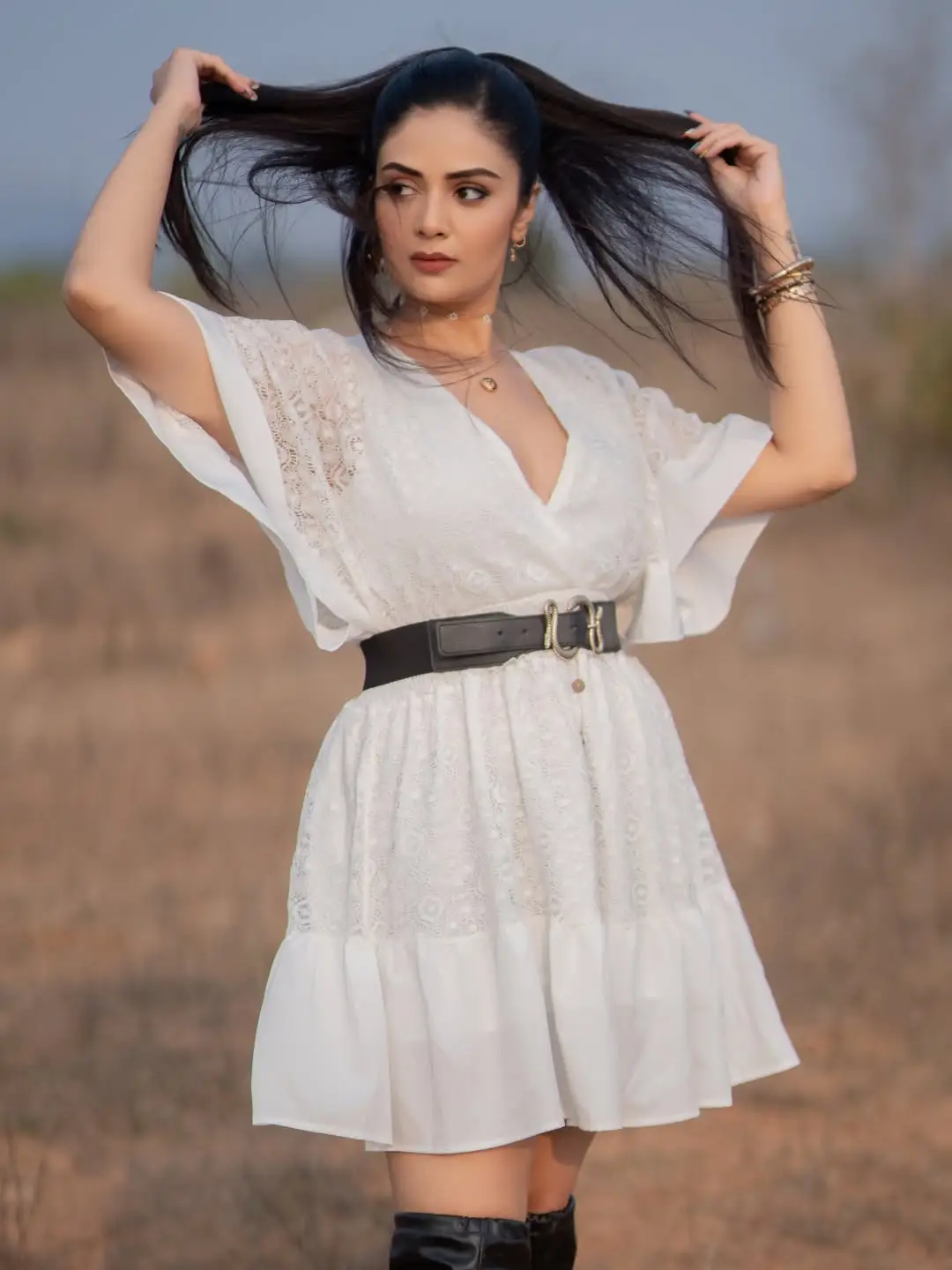 Sreemukhi latest hot photoshoot