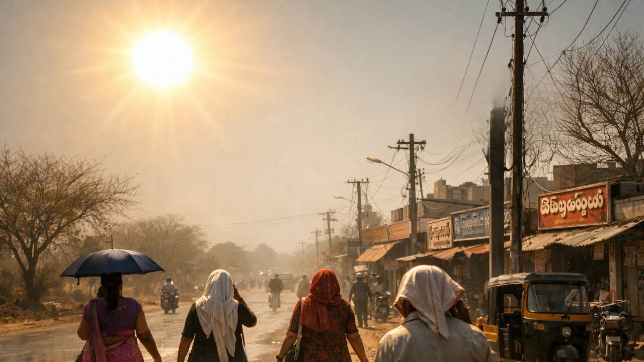 Telangana temperature update