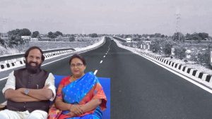 double road works in Huzurnagar Kodad