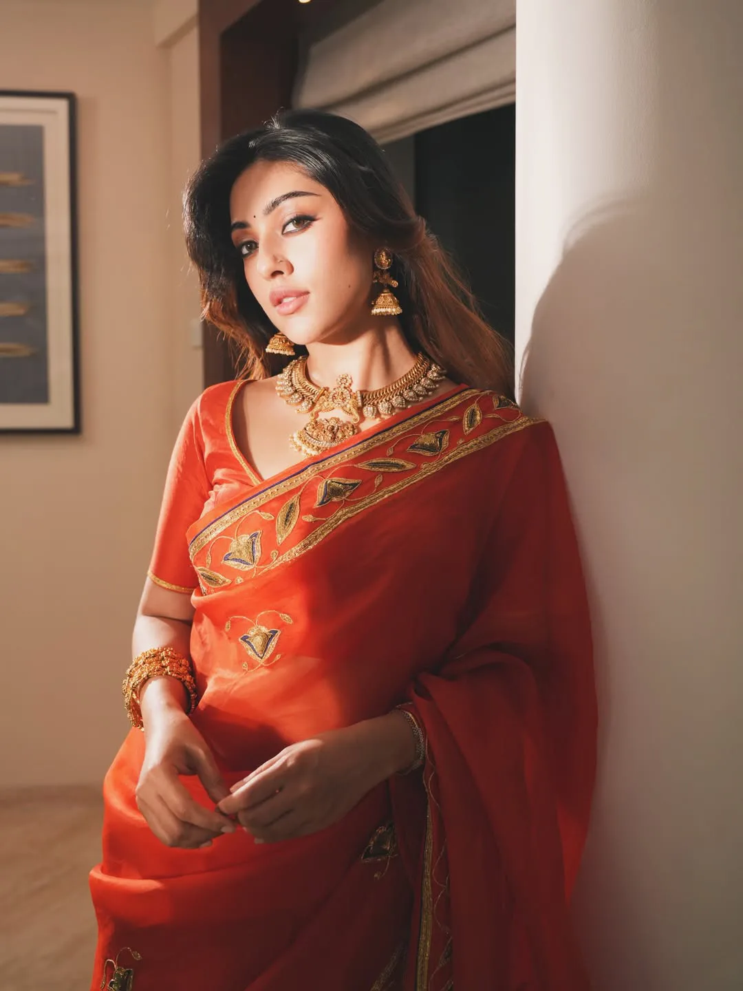 Anu Emmanuel Latest Photos in Saree