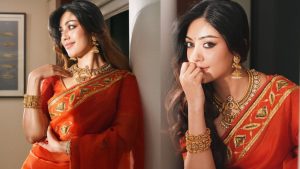 Anu Emmanuel Latest Photos in Saree