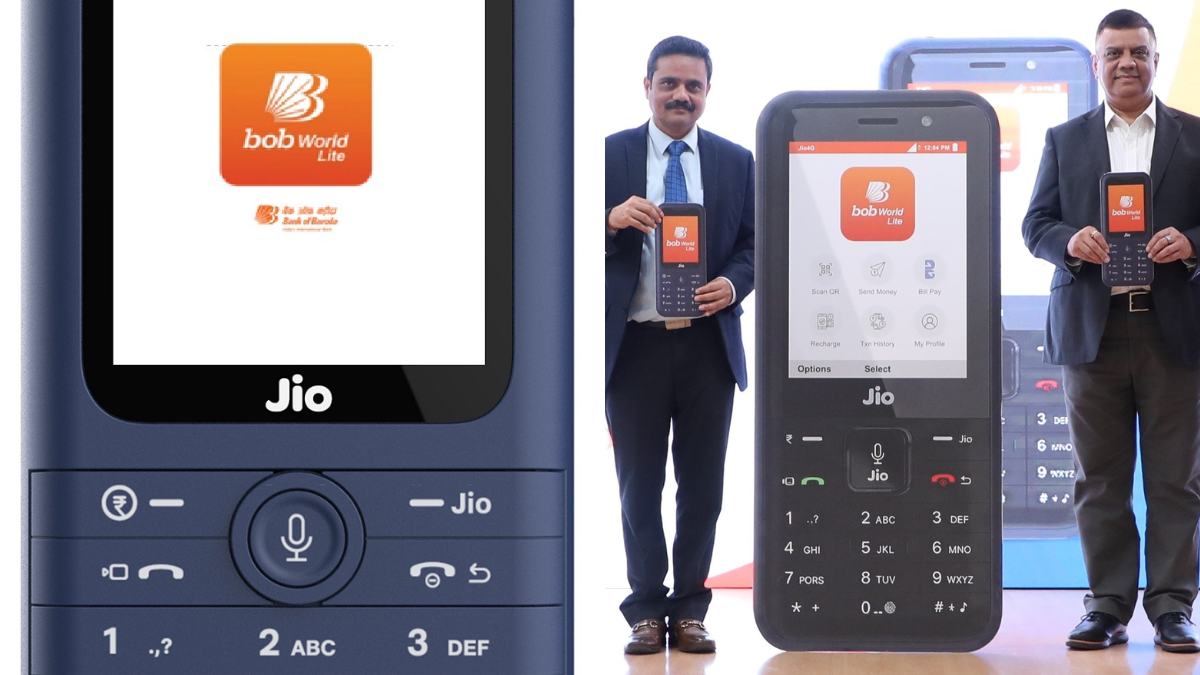 Bank of Baroda bob World Lite-JioPhone Prima 4G banking app