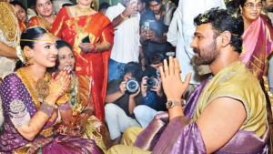 తిరుమల శ్రీవారి సన్నిధిలో వివాహ బంధంతో ఒక్కటైన బెల్లంకొండ శ్రీనివాస్ మరియు కావ్య రెడ్డి.