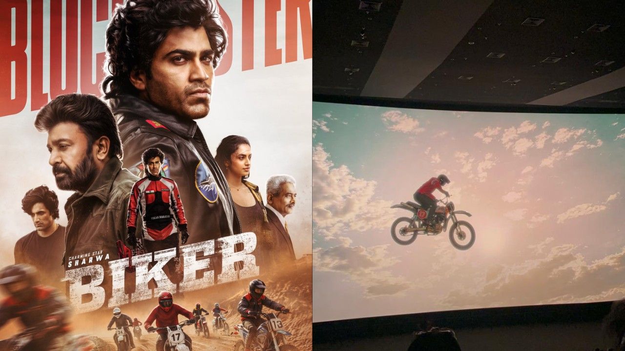 Biker Movie Housefull at Bhramaramba Theatre Kukatpally